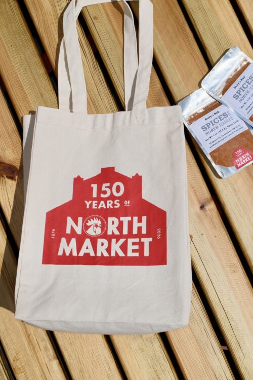 North Market 150th Barn Mini Canvas Tote